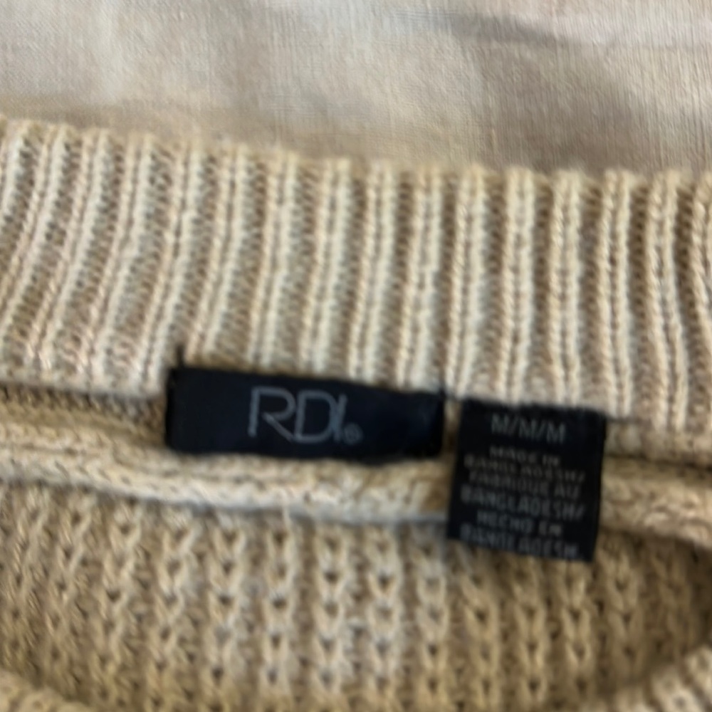 Super soft acrylic/ramie blend Tunic Sweater